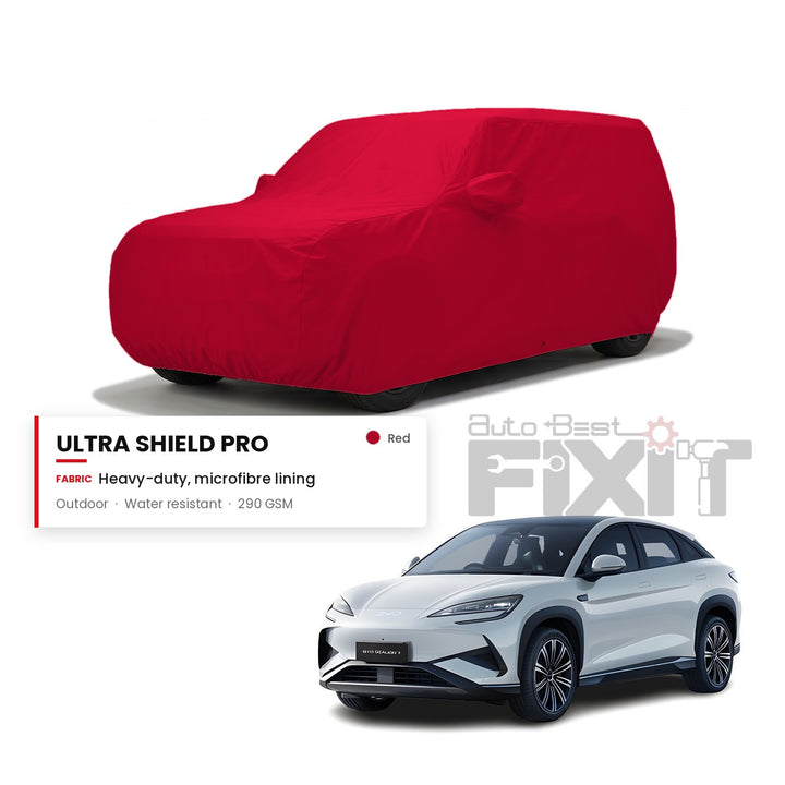 BYD Sealion Car Body Cover Waterproof, Scratch Proof with Cotton Lining, Mirror & Antenna Pockets