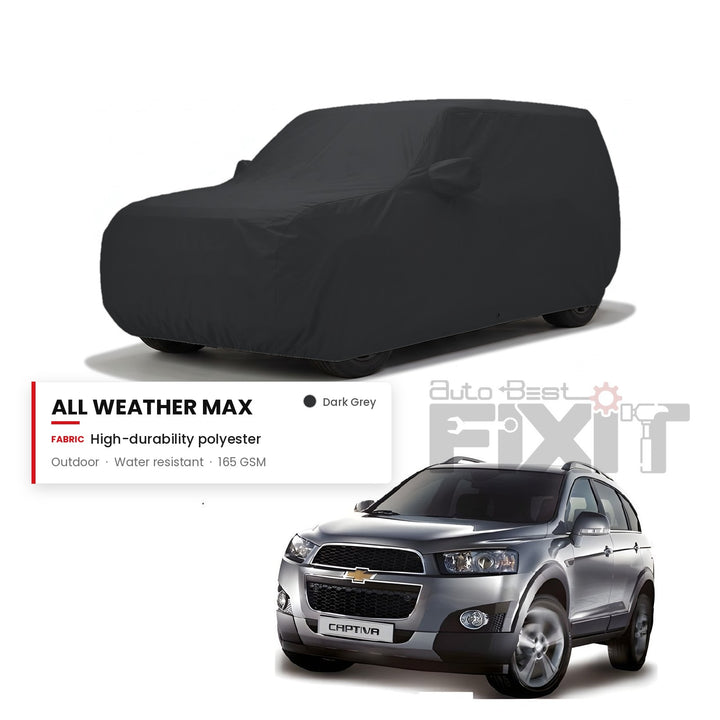 Chevrolet Captiva Car Body Cover Waterproof, Scratch Proof with Cotton Lining, Mirror & Antenna Pockets