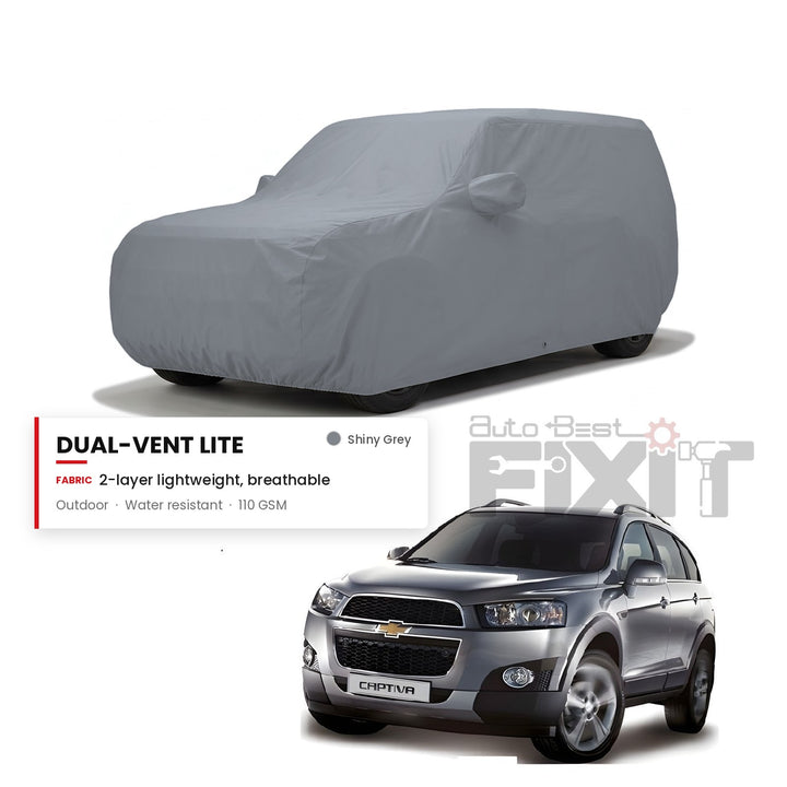 Chevrolet Captiva Car Body Cover Waterproof, Scratch Proof with Cotton Lining, Mirror & Antenna Pockets