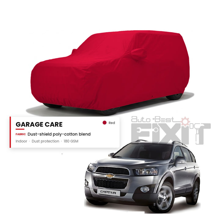 Chevrolet Captiva Car Body Cover Waterproof, Scratch Proof with Cotton Lining, Mirror & Antenna Pockets