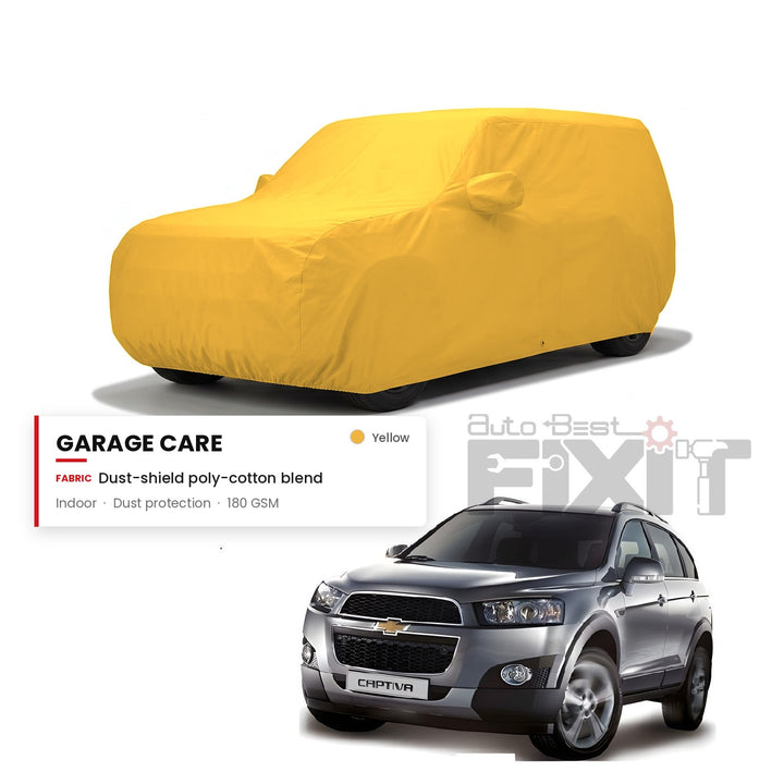 Chevrolet Captiva Car Body Cover Waterproof, Scratch Proof with Cotton Lining, Mirror & Antenna Pockets