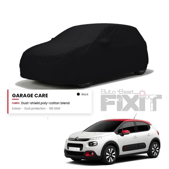 Citroen C3 Car Body Cover Waterproof, Scratch Proof with Cotton Lining, Mirror & Antenna Pockets
