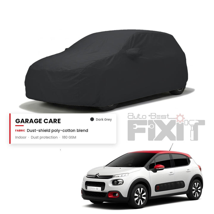 Citroen C3 Car Body Cover Waterproof, Scratch Proof with Cotton Lining, Mirror & Antenna Pockets