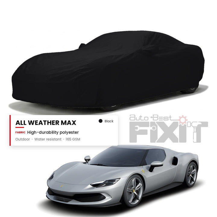 Ferrari 296 GT Car Body Cover Waterproof, Scratch Proof with Cotton Lining, Mirror & Antenna Pockets