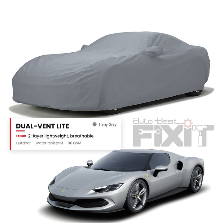 Ferrari 296 GT Car Body Cover Waterproof, Scratch Proof with Cotton Lining, Mirror & Antenna Pockets