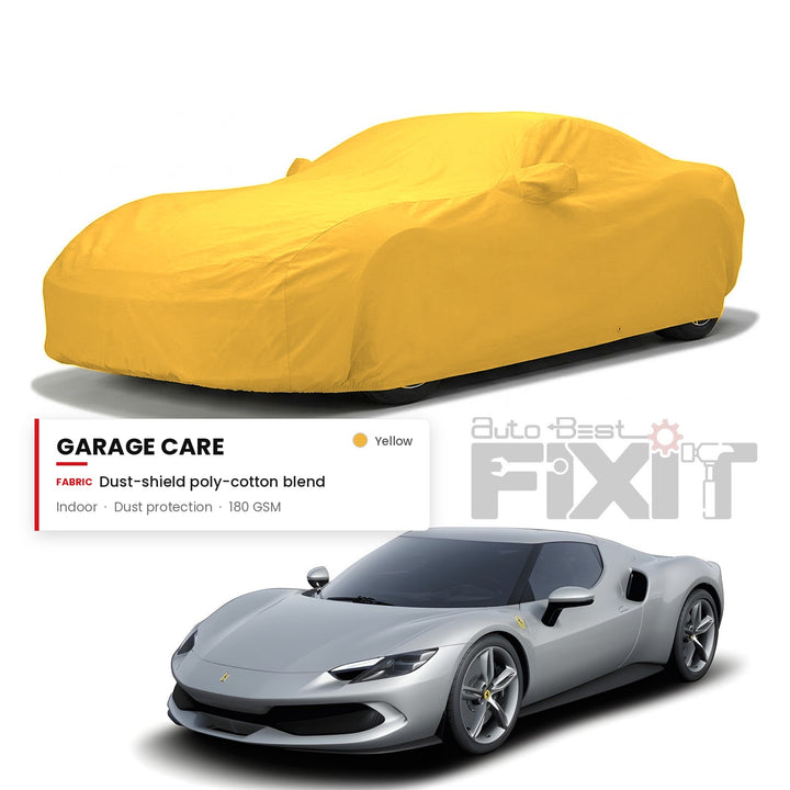 Ferrari 296 GT Car Body Cover Waterproof, Scratch Proof with Cotton Lining, Mirror & Antenna Pockets