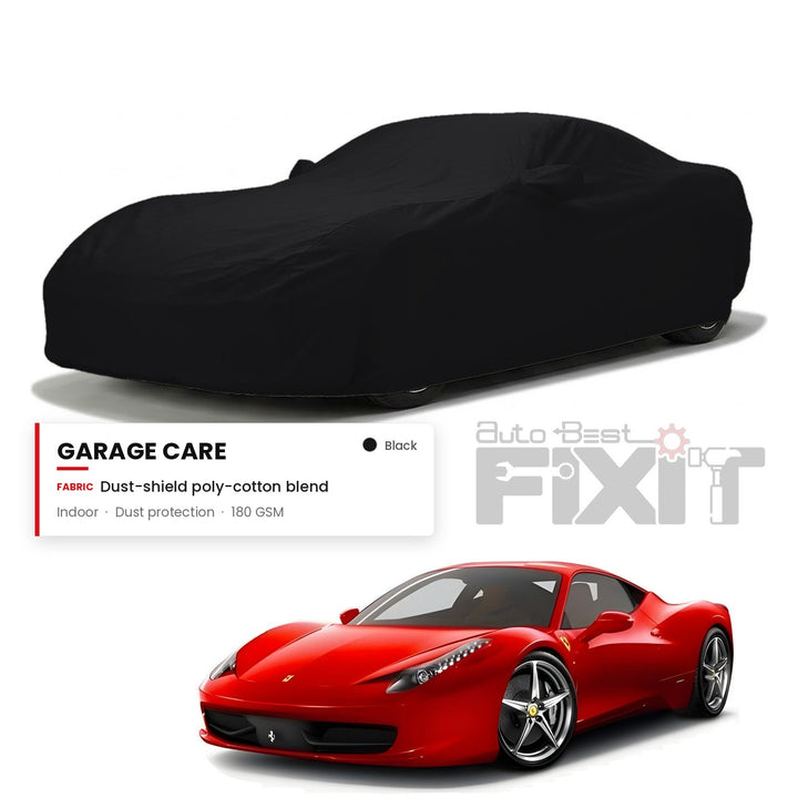 Ferrari 458 Italia Car Body Cover Waterproof, Scratch Proof with Cotton Lining, Mirror & Antenna Pockets