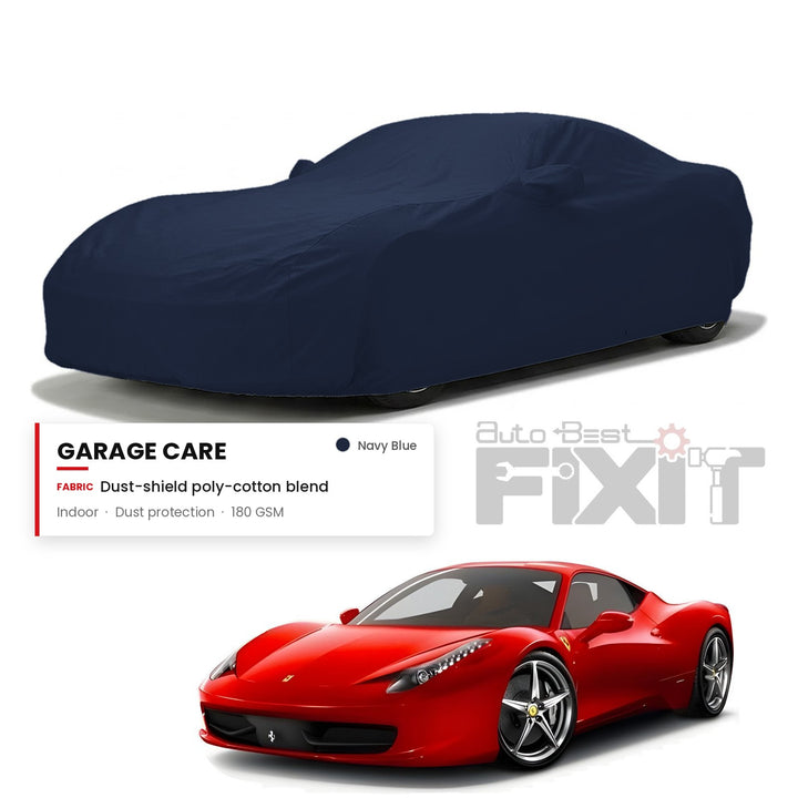 Ferrari 458 Italia Car Body Cover Waterproof, Scratch Proof with Cotton Lining, Mirror & Antenna Pockets
