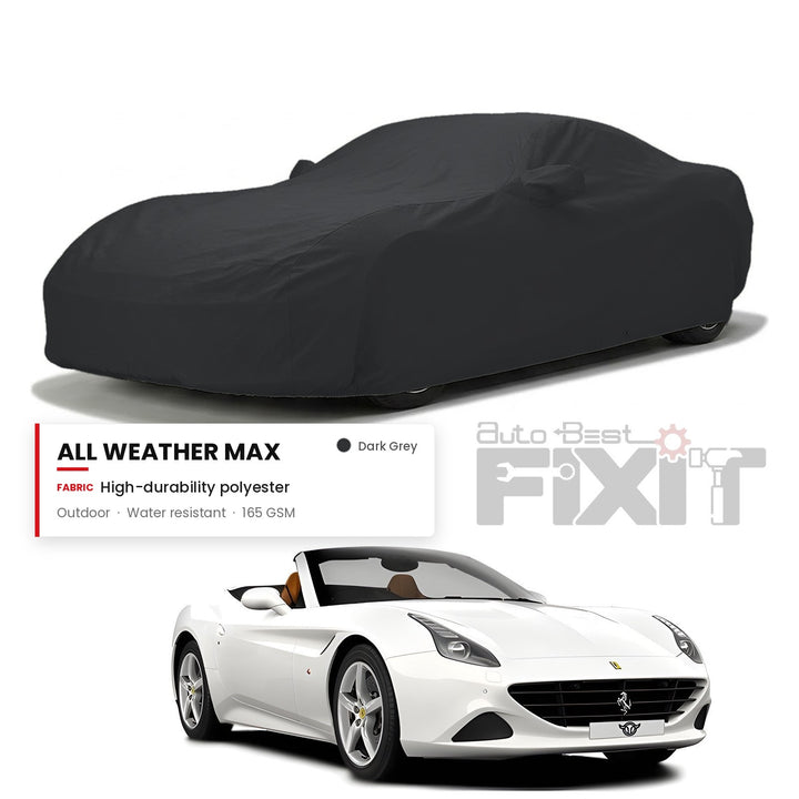 Ferrari California T Car Body Cover Waterproof, Scratch Proof with Cotton Lining, Mirror & Antenna Pockets