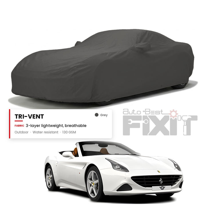 Ferrari California T Car Body Cover Waterproof, Scratch Proof with Cotton Lining, Mirror & Antenna Pockets