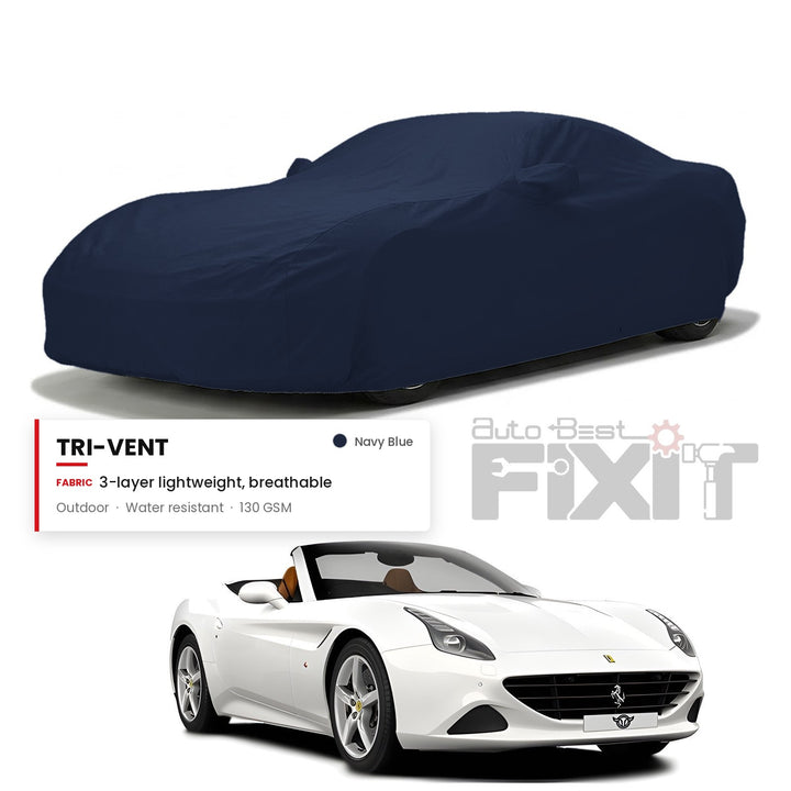 Ferrari California T Car Body Cover Waterproof, Scratch Proof with Cotton Lining, Mirror & Antenna Pockets