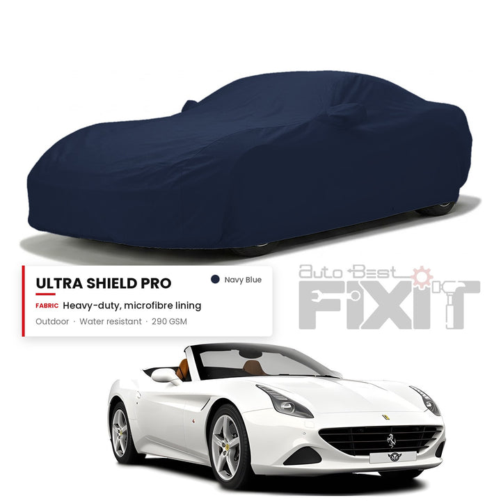 Ferrari California T Car Body Cover Waterproof, Scratch Proof with Cotton Lining, Mirror & Antenna Pockets