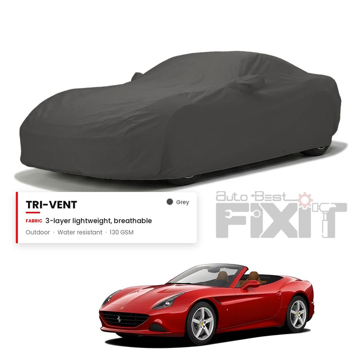 Ferrari California Car Body Cover Waterproof, Scratch Proof with Cotton Lining, Mirror & Antenna Pockets