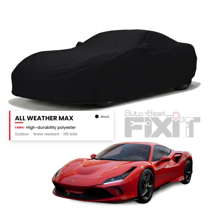 Ferrari F8 Tributo Car Body Cover Waterproof, Scratch Proof with Cotton Lining, Mirror & Antenna Pockets