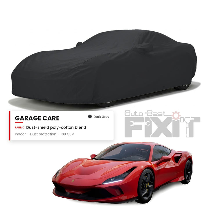 Ferrari F8 Tributo Car Body Cover Waterproof, Scratch Proof with Cotton Lining, Mirror & Antenna Pockets