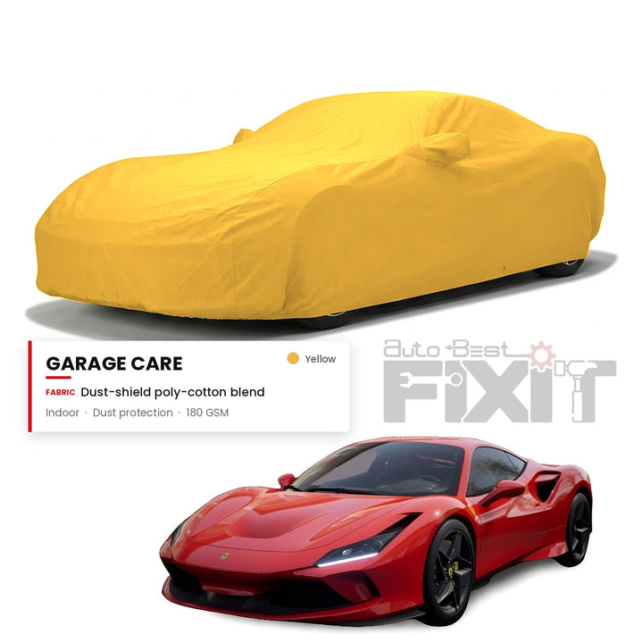 Ferrari F8 Tributo Car Body Cover Waterproof, Scratch Proof with Cotton Lining, Mirror & Antenna Pockets
