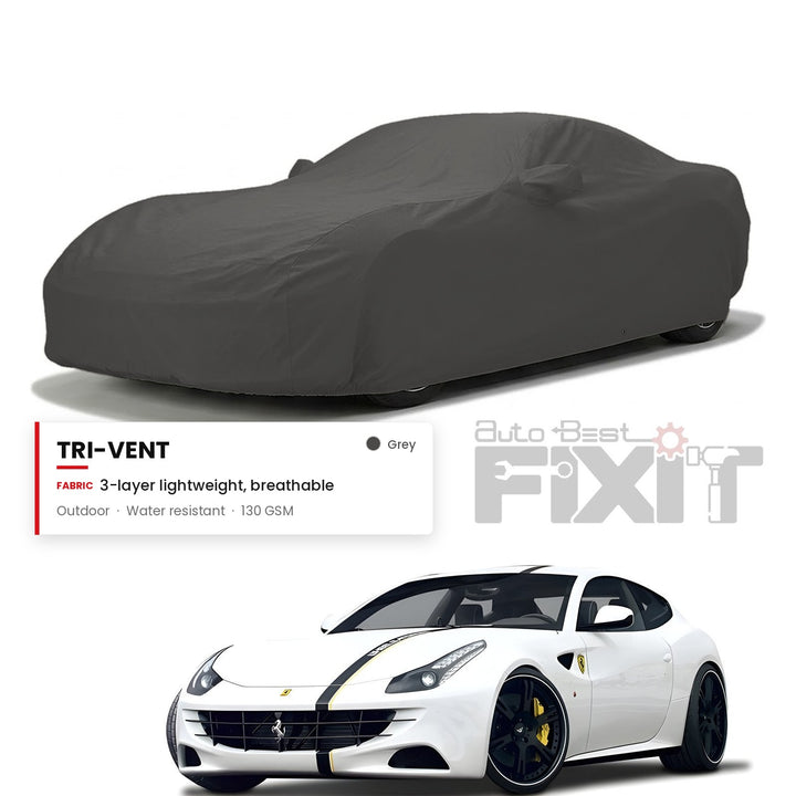 Ferrari FF Car Body Cover Waterproof, Scratch Proof with Cotton Lining, Mirror & Antenna Pockets