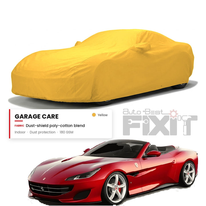 Ferrari Portofino Car Body Cover Waterproof, Scratch Proof with Cotton Lining, Mirror & Antenna Pockets