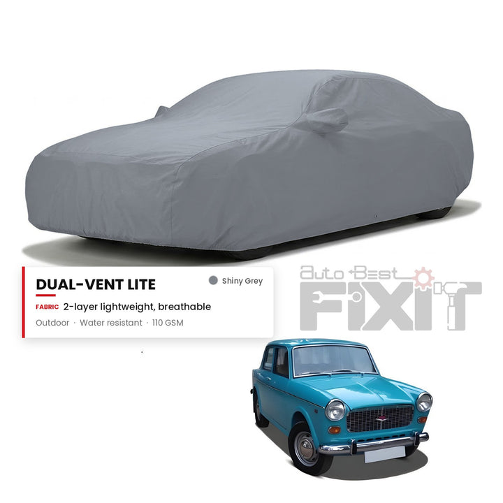 Fiat Padmini Car Body Cover Waterproof, Scratch Proof with Cotton Lining, Mirror & Antenna Pockets