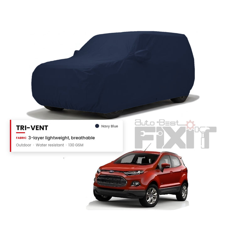 Ford Ecosport Car Body Cover Waterproof, Scratch Proof with Cotton Lining, Mirror & Antenna Pockets