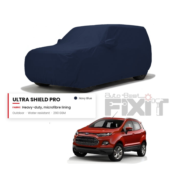 Ford Ecosport Car Body Cover Waterproof, Scratch Proof with Cotton Lining, Mirror & Antenna Pockets