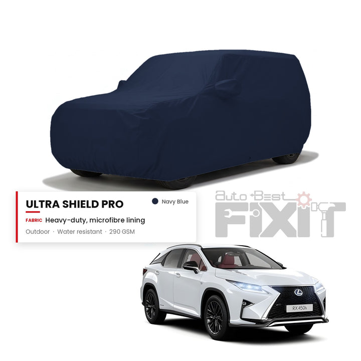 Lexus RX 450HL Car Body Cover Waterproof, Scratch Proof with Cotton Lining, Mirror & Antenna Pockets