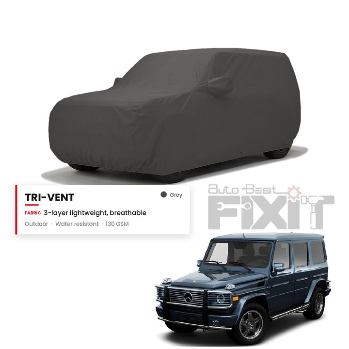 Mercedes-Benz G Wagon G 63 Car Body Cover Waterproof, Scratch Proof with Cotton Lining, Mirror & Antenna Pockets