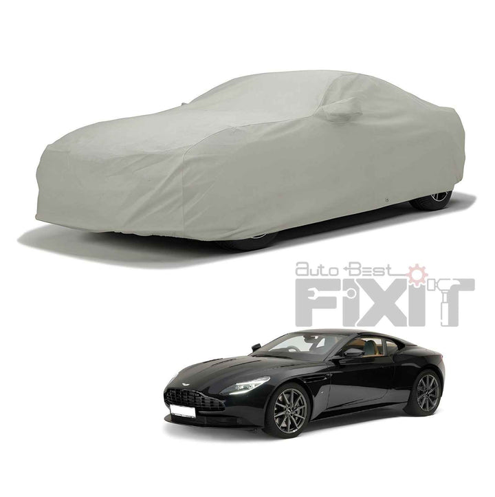 Aston Martin DB11 Tri-Vent 3 Layer Waterproof Car Body Cover in Grey with Mirror & Antenna Pockets