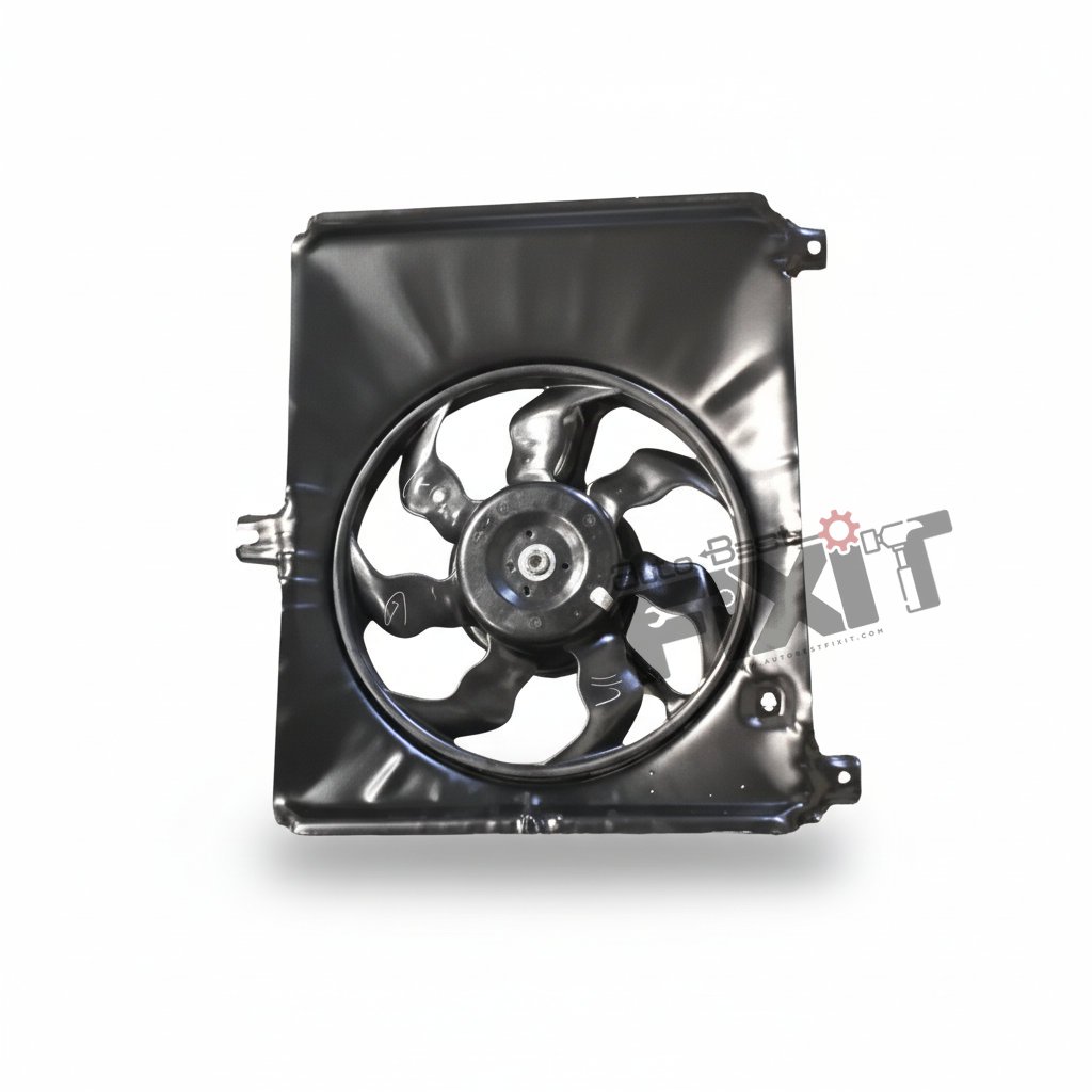 HANON RADIATOR FAN ASSEMBLY (METAL)-ALTO K10 1ST GEN 2010-2014/WAGON R(K SERIES 67L) 2ND GEN 2010-2018 Compatible with MARUTI ALTO K10 Vehicle_1