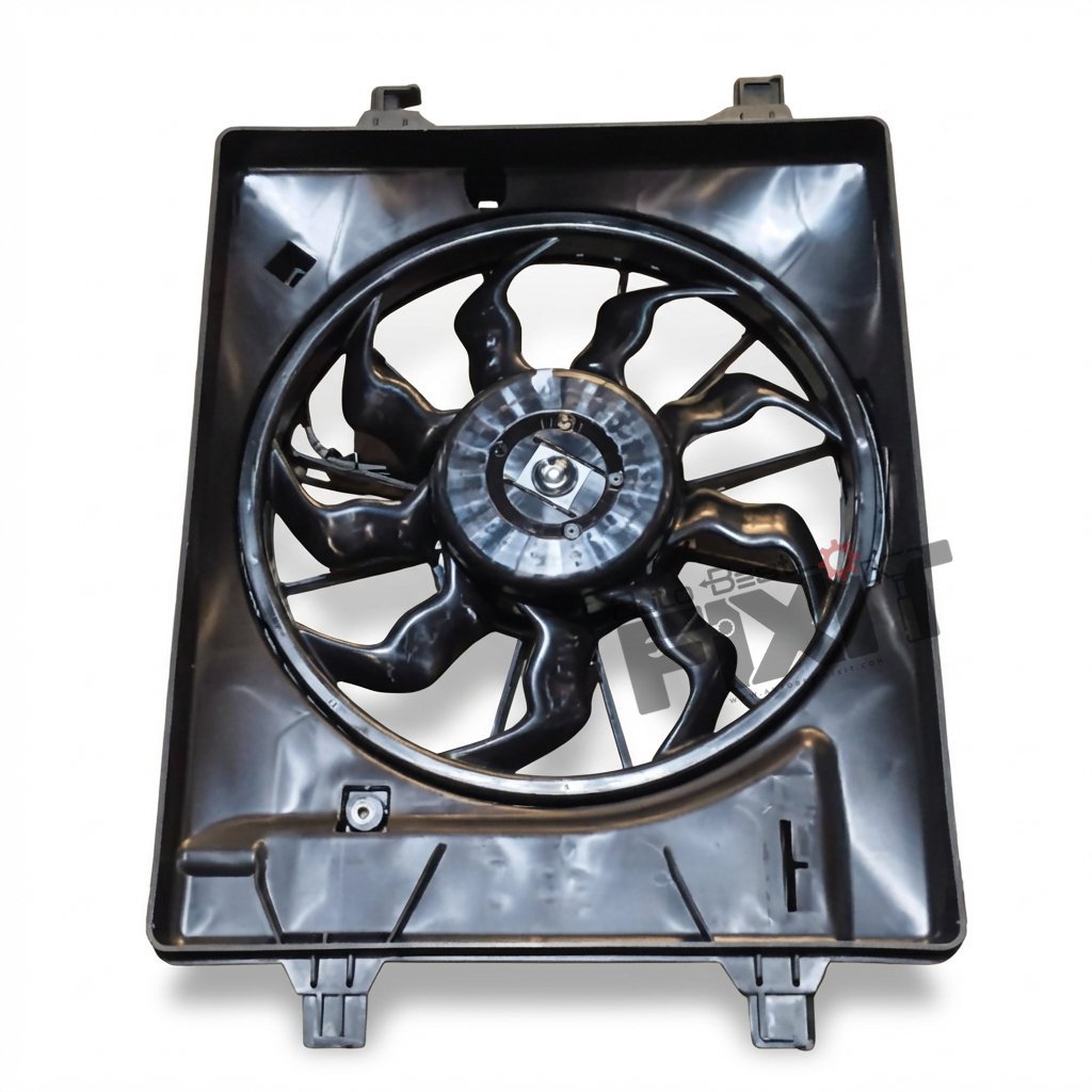 HANON RADIATOR FAN ASSEMBLY-SUPER CARRY 2016-2020 Compatible with MARUTI SUPER CARRY  2DR Vehicle