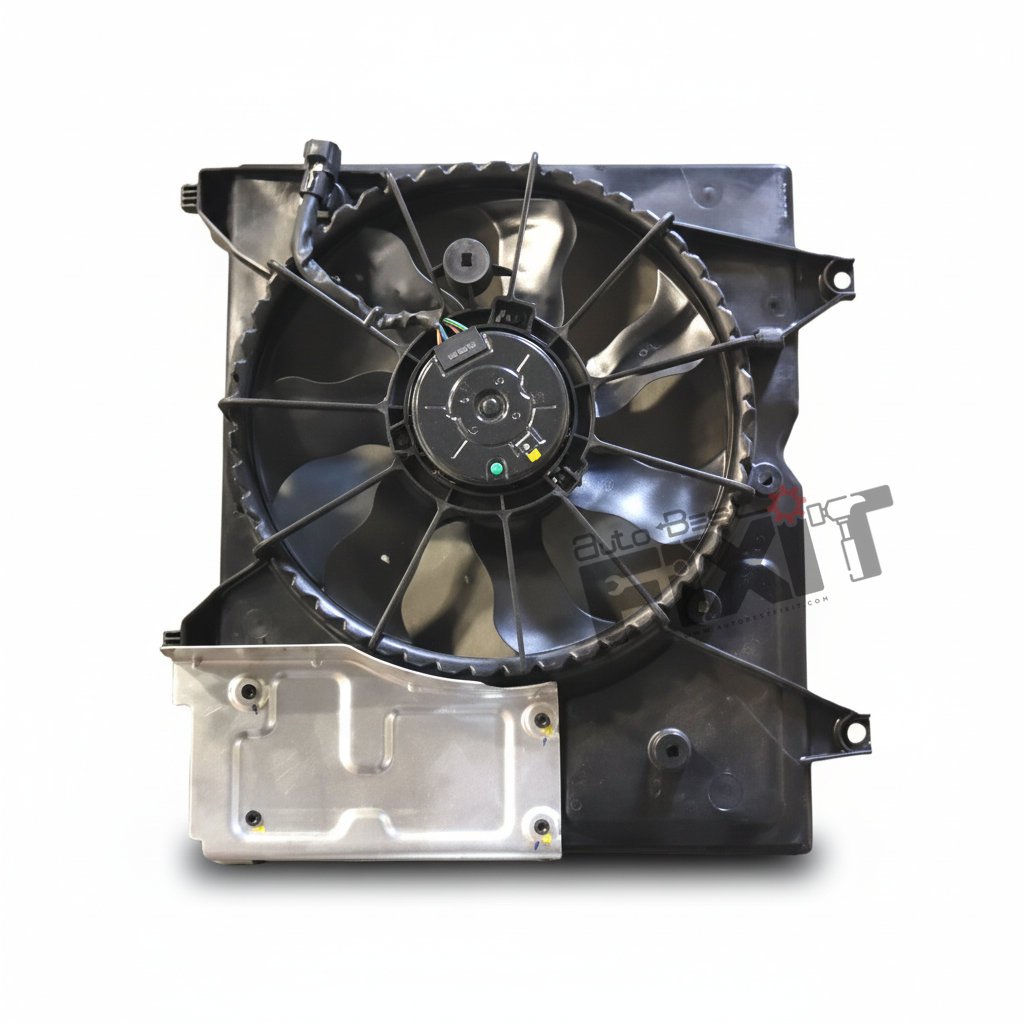 HANON RADIATOR FAN ASSEMBLY-IGNIS 1ST GEN 2016-2018 DSL Compatible with MARUTI IGNIS Vehicle_1