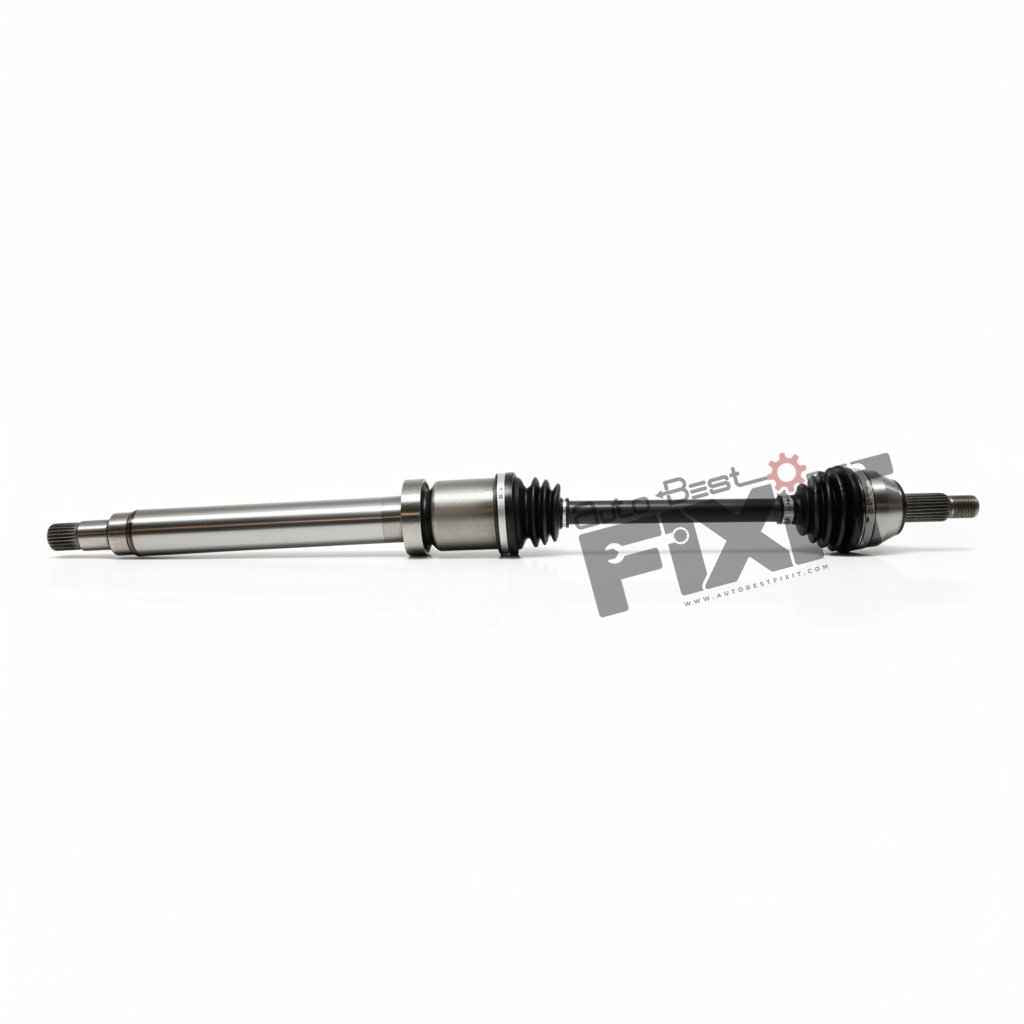 High-performance drive shaft (lh) replacement for Fiesta 1st Gen 2005-2011 / Fusion 2004-2010 showing heavy-duty connector pins and clean unit housing assembly.
