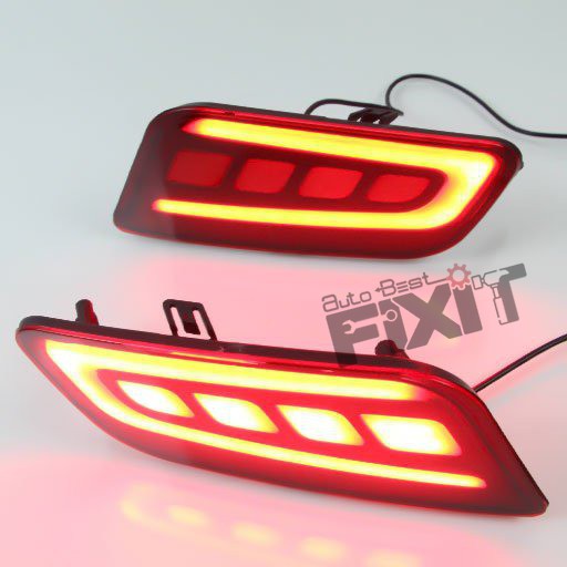 AutoStylenn Ford Endeavors 2016 ~ Bumper Reflector Matrix For FORD ENDEAVOUR Compatible with FORD Endeavour Vehicle_2