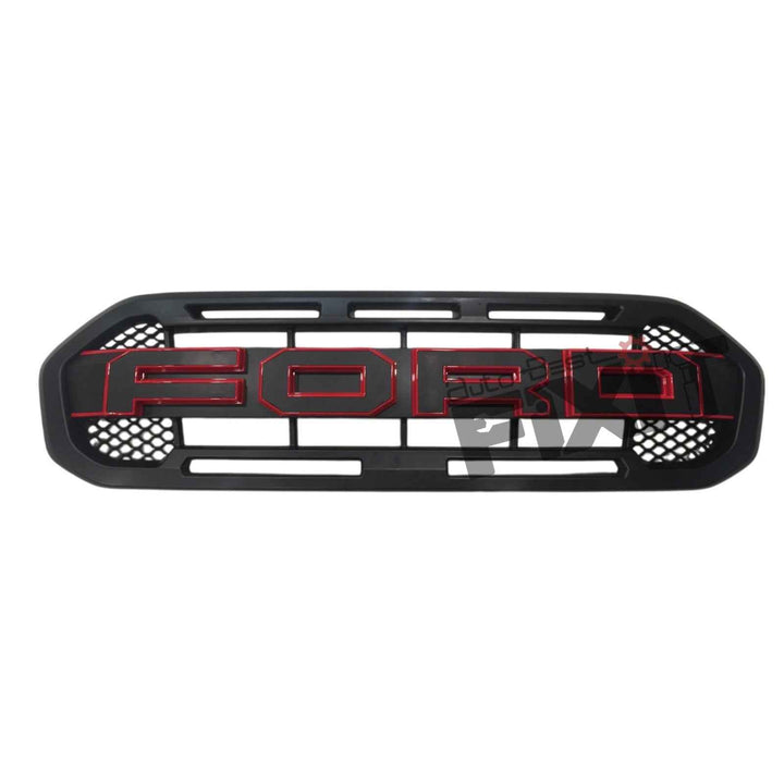Ford Endeavour Grill With Red Ford Letter 2016-2020 – Aftermarket Car Accesso
