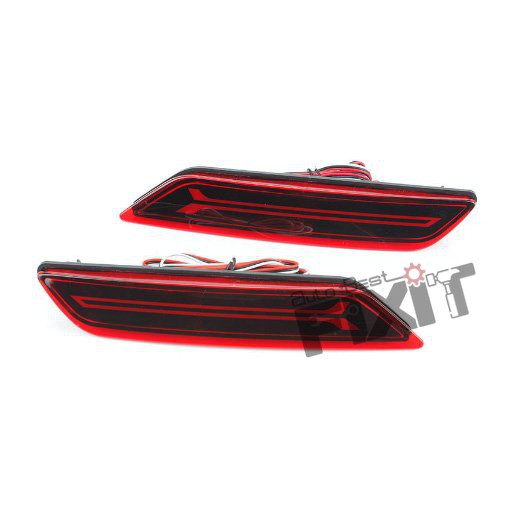 AutoStylenn Honda City 2017 Bumper Reflector For HONDA CITY Compatible with HONDA City Vehicle_4