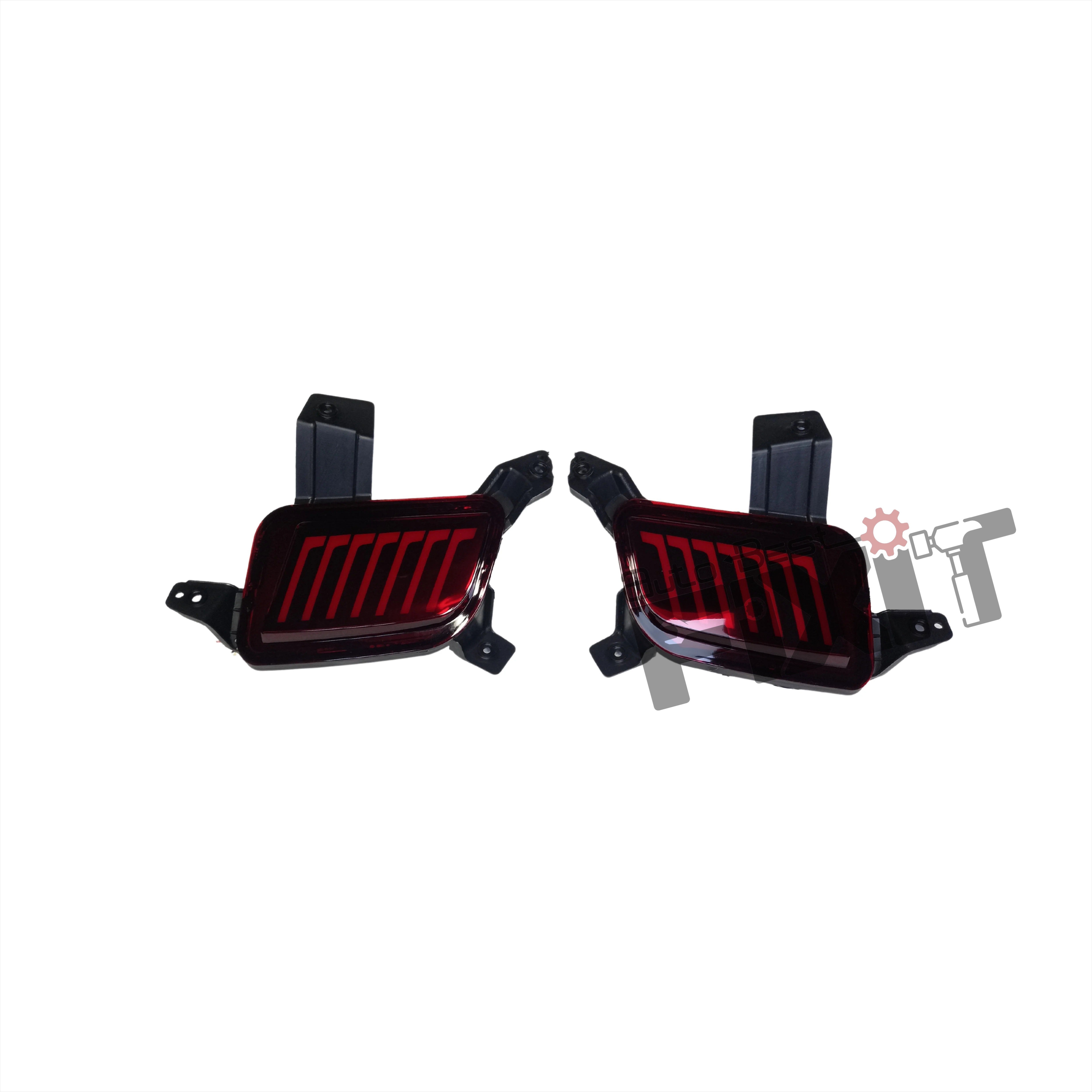 AutoStylenn Hyundai Creta 2024 Bumper Reflector Matrix Compatible with HYUNDAI Creta Vehicle