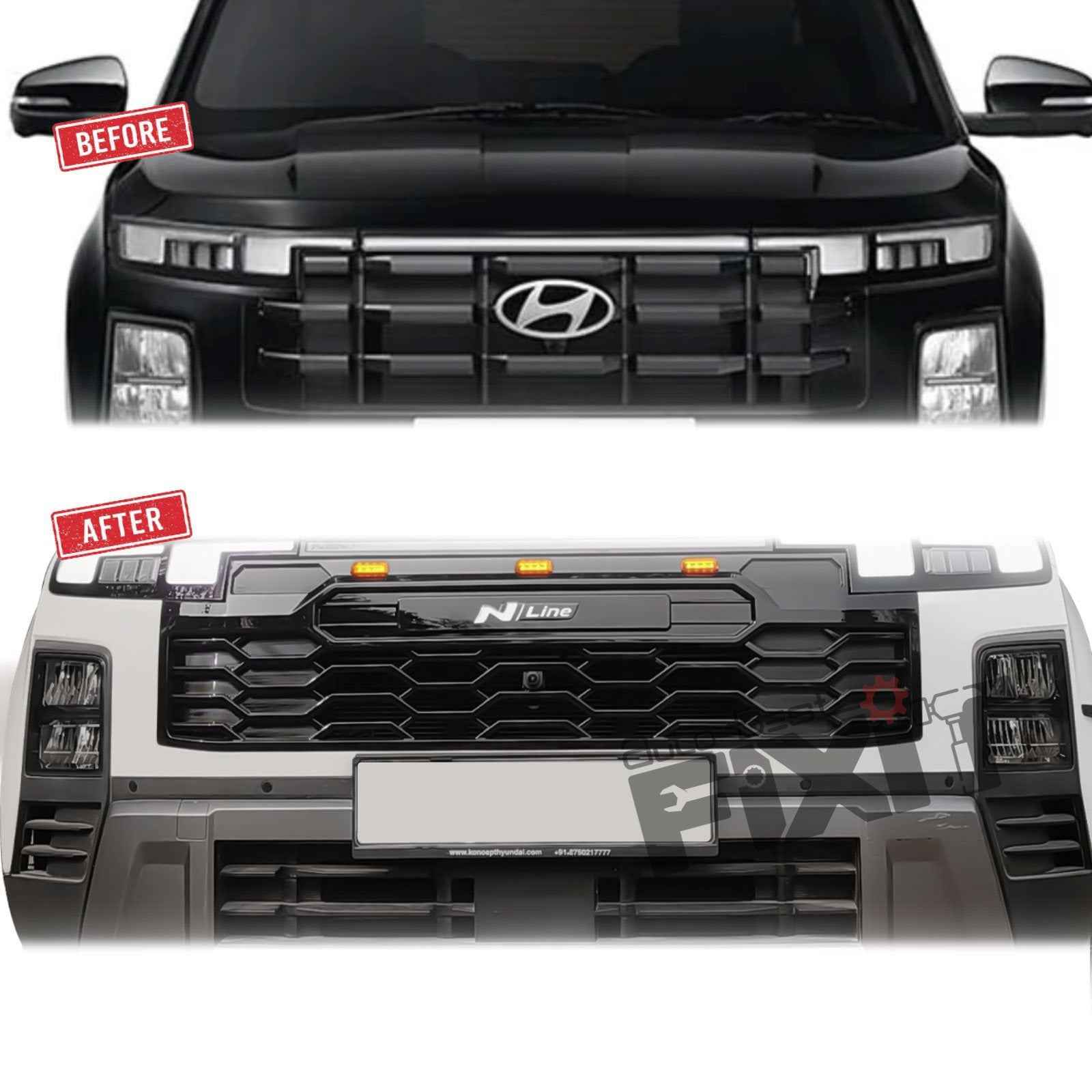 Hyundai Creta N Line Front Grill – Easy Installation F