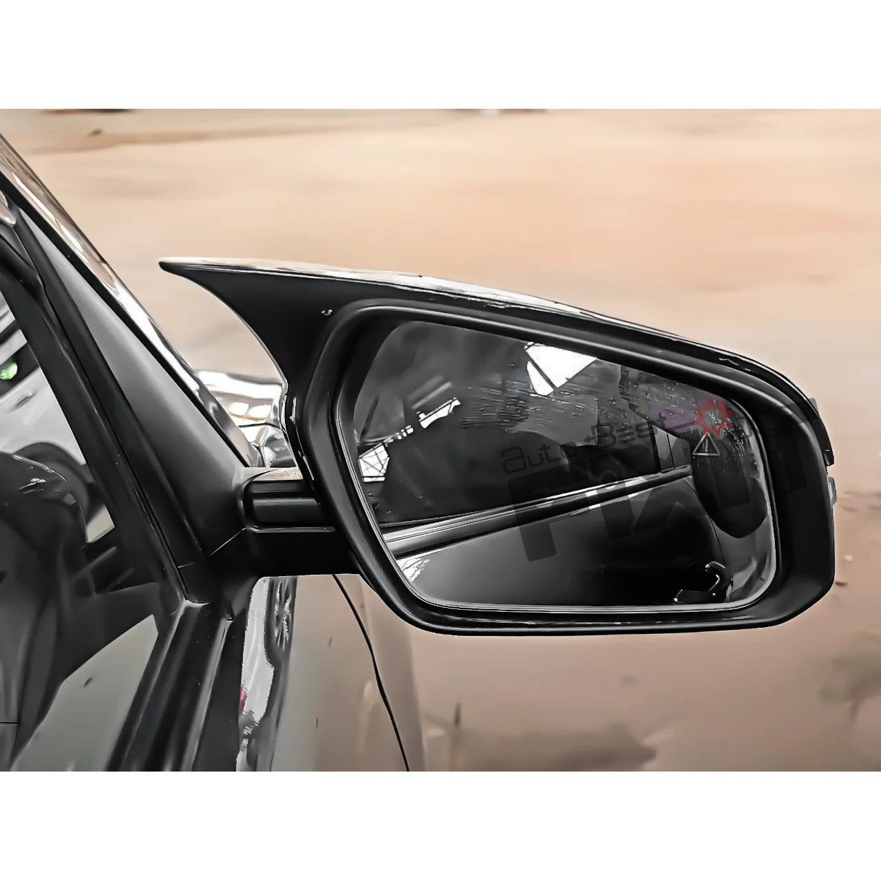 Auto Stylenn Batman Style Car Mirror Cover for Hyundai Creta 2022 Onwards – Premium Quality Desi