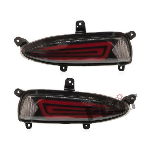 AutoStylenn Hyundai i20 2018-19 Bumper Reflector Matrix For HYUNDAI I 20 Compatible with HYUNDAI I 20 Vehicle_1