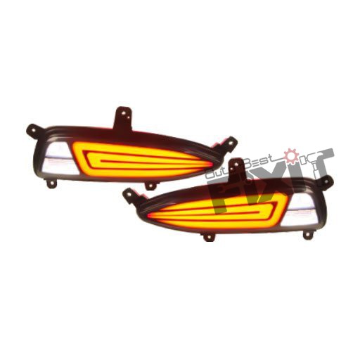 AutoStylenn Hyundai i20 2018-19 Bumper Reflector Matrix For HYUNDAI I 20 Compatible with HYUNDAI I 20 Vehicle_4