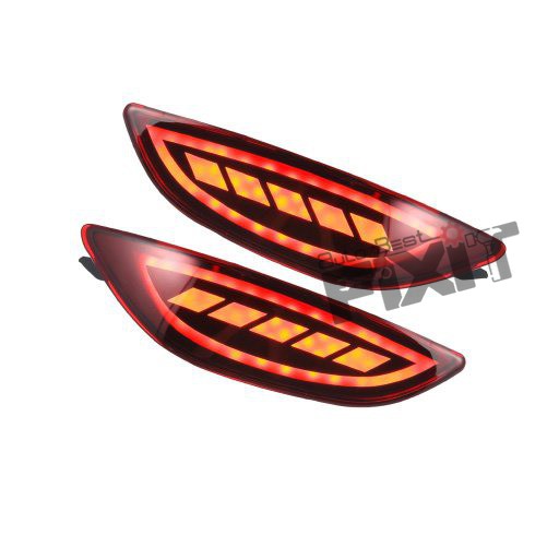 AutoStylenn Hyundai Verna 2012 Bumper Reflector For HYUNDAI VERNA Compatible with HYUNDAI Verna Vehicle_1