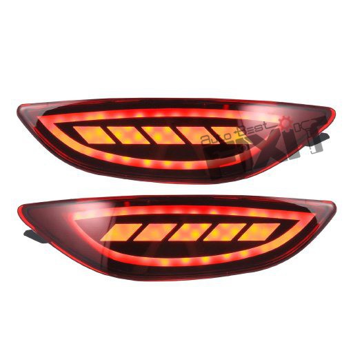 AutoStylenn Hyundai Verna 2012 Bumper Reflector For HYUNDAI VERNA Compatible with HYUNDAI Verna Vehicle_2