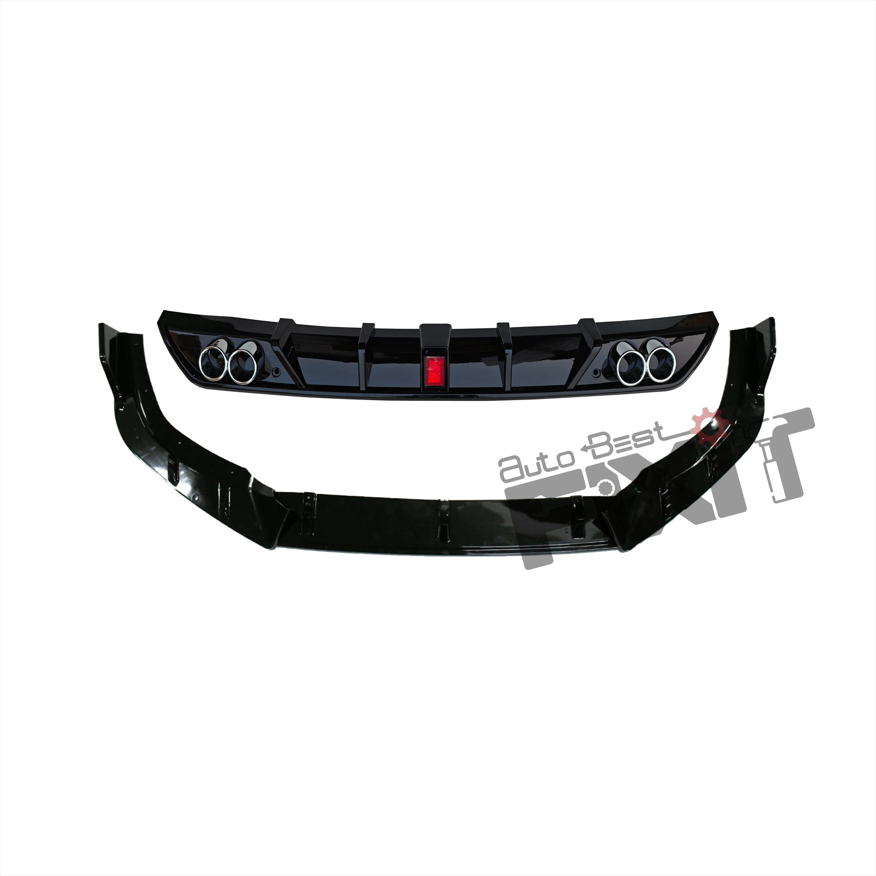 AutoStylenn Hyundai Verna 2023 Rear Diffuser For HYUNDAI VERNA Compatible with HYUNDAI Verna Vehicle