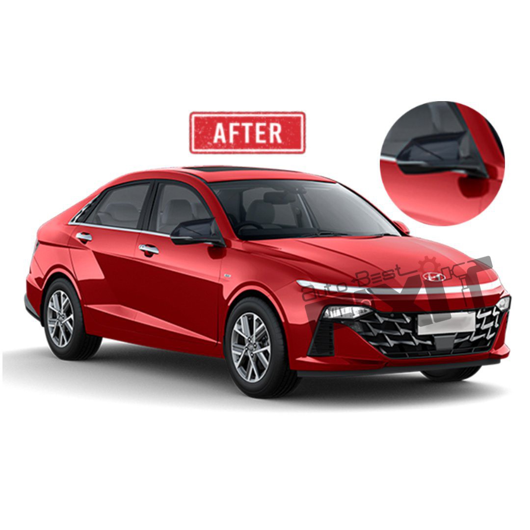 AutoStylenn Hyundai Verna Batman Style Mirror Covers For HYUNDAI VERNA Compatible with HYUNDAI Verna Vehicle_2