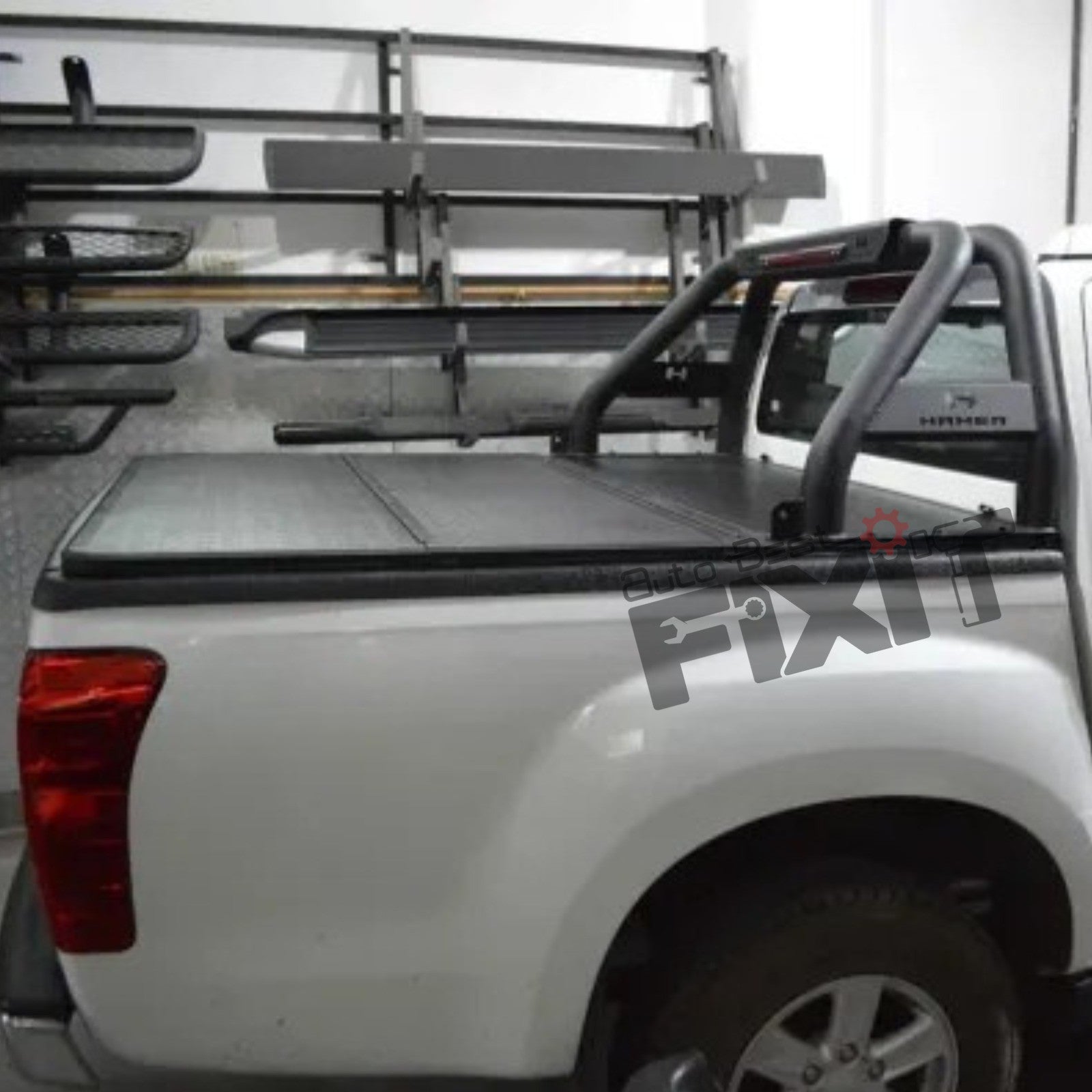 AutoStylenn Isuzu D-MAX Tri-fold Cover For ISUZU D-MAX Compatible with ISUZU D-Max Vehicle_1