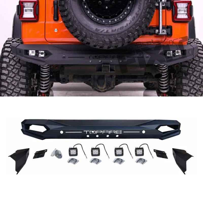 Jeep Wrangler Top Fire Rear Bumper – High Quality Fini