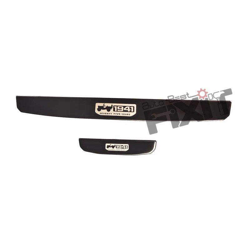 AutoStylenn Jeep Wrangler Door Sill Guard For JEEP WRANGLER Compatible with JEEP Wrangler Vehicle_1