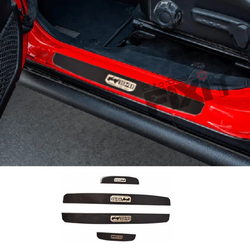 AutoStylenn Jeep Wrangler Door Sill Guard For JEEP WRANGLER Compatible with JEEP Wrangler Vehicle_3