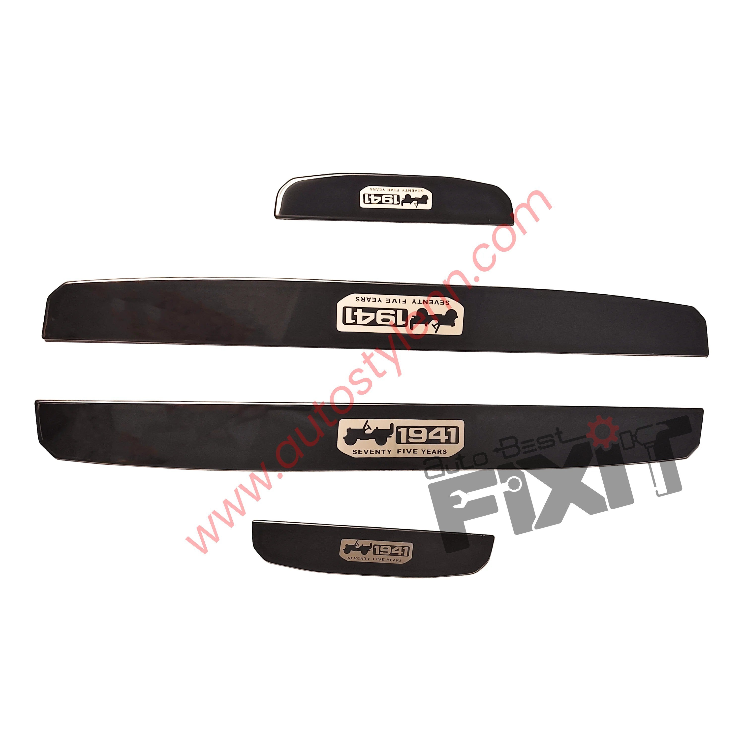 AutoStylenn Jeep Wrangler Door Sill Guard For JEEP WRANGLER Compatible with JEEP Wrangler Vehicle