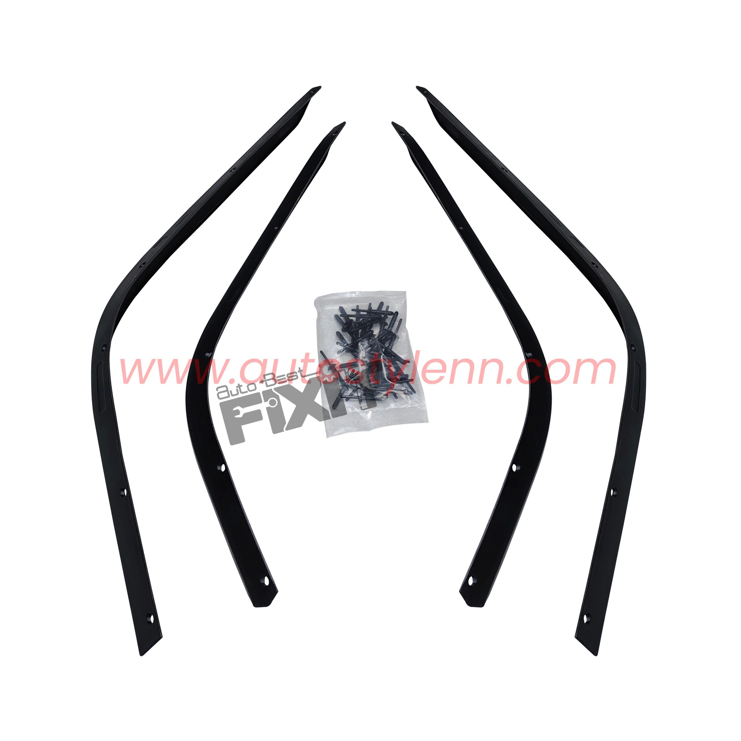 AutoStylenn Jeep Wrangler Fender Flare Extensions For JEEP WRANGLER Compatible with JEEP Wrangler Vehicle